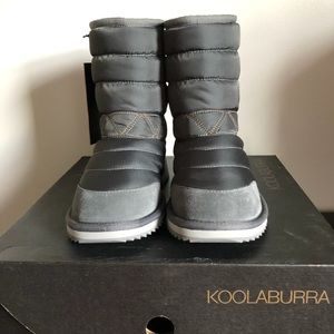 New women’s Koolaburra grey wool boots, size 6